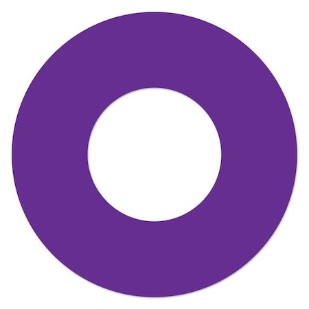 Ergomat Xtreme 3.5in Donut-1in Center Purple, 70PK DSX-CIRCLE-3.5-P-KIT